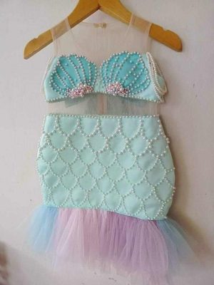 Princess Baby Marmaid Theme Dress